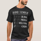 Vater GRILLEN Timer, Funny Beer Drink Rauch Fleisc T-Shirt (Vorderseite)
