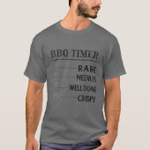 Vater GRILLEN Timer, Funny Beer Drink Rauch Fleisc T-Shirt (Vorderseite)