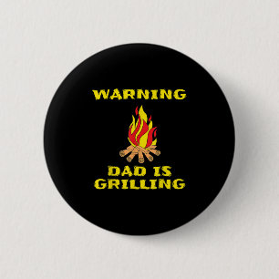 Vater grillt Gift Funny für Vatertag Grillen Gif Button
