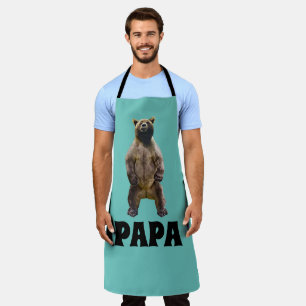 VATER GRIZZLY BEAR PAPA FUNNY GRILLOUT SCHÜRZE