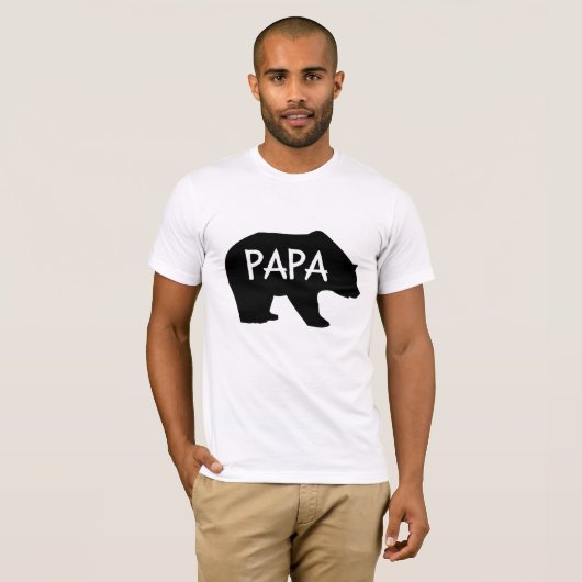 VATER GRIZZLY BEAR T - SHIRT (Vorne ganz)