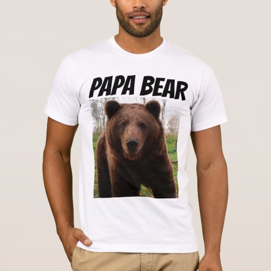 VATER GRIZZLY BEAR T - SHIRT (Vorderseite)