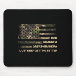 Vater Großer Großer Großer Großer Camouflage Fahne Mousepad
