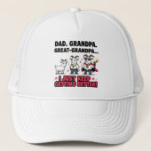 Vater Großgroßgroßgroßvater Evolution Geschenk Truckerkappe (Vorderseite)