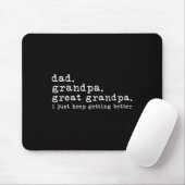Vater Großvater Großer Großvater Sonntag der Väter Mousepad (Mit Mouse)