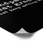 Vater Großvater Großer Großvater Sonntag der Väter Poster (Ecke)