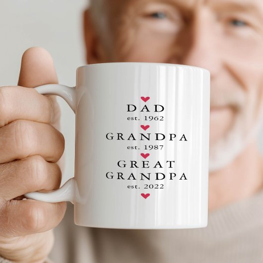 Vater | Großvater | Großes Opa Jahr Osten. Kaffeetasse