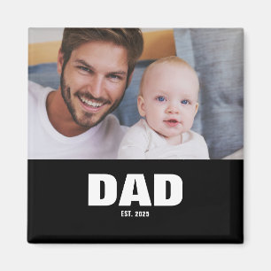 Vater gründete Foto Vatertag Magnet