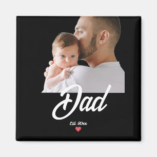 Vater gründete lustiges Skript Foto Geschenk Magne Magnet
