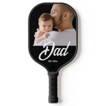 Vater gründete lustiges Skript Foto Pickleball