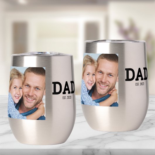 Vater gründete schwarzes Foto