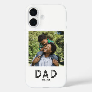 Vater gründete White Photo Geschenk Vatertag iPhone 16 Hülle