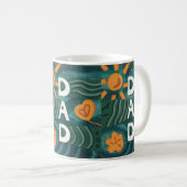 Vater - Grüne Feier des Nationalen Vaters Kaffeetasse (VorderseiteRechts)