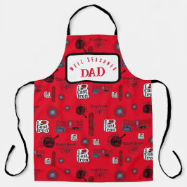 Vater gut sitzende Schürze aus Gusseisen-Überdruck