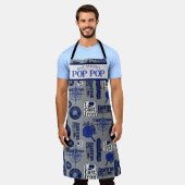 Vater gut sitzende Schürze aus Gusseisen-Überdruck (Getragen)