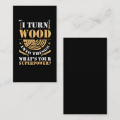 Vater Handwerker Husband Carpenter Visitenkarte (Vorne/Hinten)