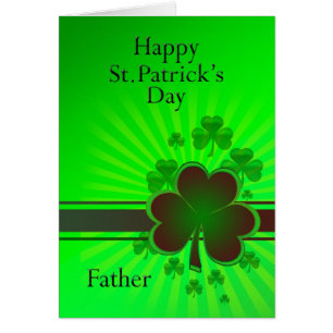 Vater, Happy St Patrick's Day Card