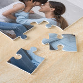 Vater Happy Vatertag FotoCollage Puzzle (Seite)