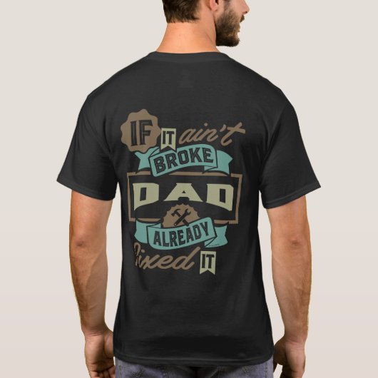 Vater hat es bereits behoben T-Shirt (Rückseite)