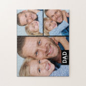 Vater hat modern 3 Foto eingerichtet Puzzle (Vertikal)