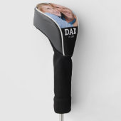 Vater hat modernes Skriptfoto eingerichtet Golf Headcover (angewinkelt)
