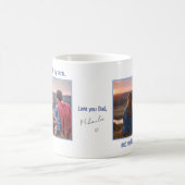 Vater Held Freund Personalisierter Foto-Becher Kaffeetasse (Mittel)