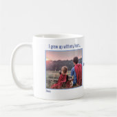 Vater Held Freund Personalisierter Foto-Becher Kaffeetasse (Links)