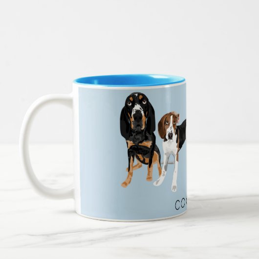 Vater hellblau zweifarbige tasse (Links)