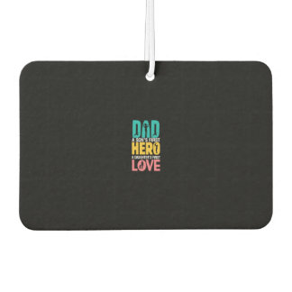 Vater Hero A Daughter Liebe Frohes Vatertag Autolufterfrischer