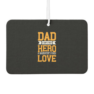 Vater Hero A Daughter Liebe Frohes Vatertag Autolufterfrischer