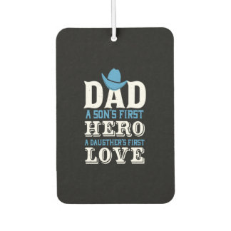 Vater Hero A Daughter Liebe Frohes Vatertag Autolufterfrischer