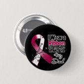 Vater Hero in My Life Head Neck Cancer Button (Vorne & Hinten)