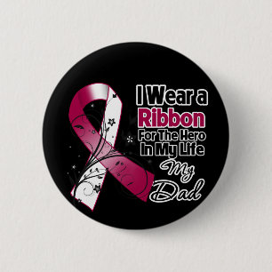 Vater Hero in My Life Head Neck Cancer Button