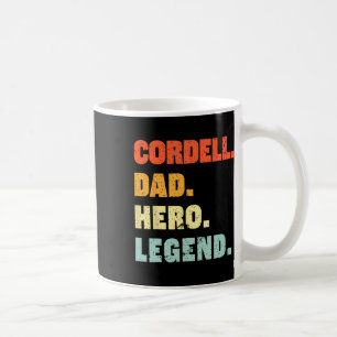 Vater Hero Legend Personalisiert Individuelle Name Kaffeetasse