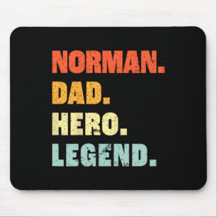 Vater Hero Legend Personalisiert Individuelle Name Mousepad
