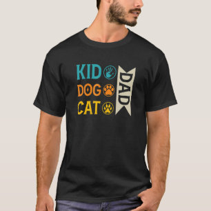 Vater Hund Vater Katze Vater Paw God for Men Anim T-Shirt