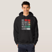 Vater Husband Protector Hero Leader Hoodie (Vorne ganz)