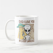 Vater I Liebe dich in jedem Universum Kaffeetasse (Links)