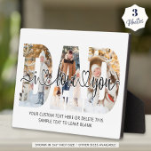 Vater I Liebe Sie 3 Foto Collage Script Herz Fotoplatte