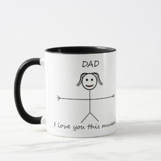 Vater I Liebe Sie so viel Tasse