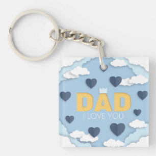 Vater I Liebe Sie, Vatertag Geschenk Schlüsselanhä Schlüsselanhänger