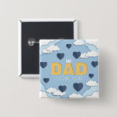 Vater I Liebe Sie, Vatertagsgeschenk Button (Vorne & Hinten)