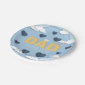 Vater I Liebe Sie, Vatertagsgeschenk Pappteller (Schrägansicht)