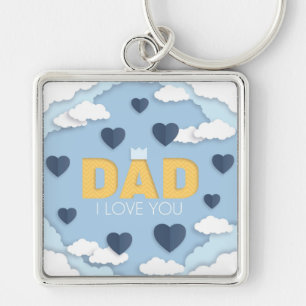 Vater I Liebe Sie, Vatertagsgeschenk Schlüsselanhänger