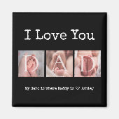 Vater I Liebe You Baby Foto Magnet (Vorne)
