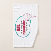 Vater, ich bin so froh, dass dein Pull-Out-Spiel s Badhandtuch Set (Handtuch)