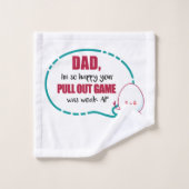 Vater, ich bin so froh, dass dein Pull-Out-Spiel s Badhandtuch Set (Waschlappen)