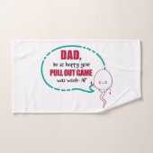 Vater, ich bin so froh, dass dein Pull-Out-Spiel s Badhandtuch Set (Handtuch)