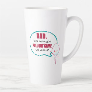 Vater, ich bin so froh, dass dein Pull-Out-Spiel s Milchtasse