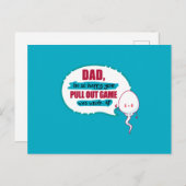 Vater, ich bin so froh, dass dein Pull-Out-Spiel s Postkarte (Vorne/Hinten)